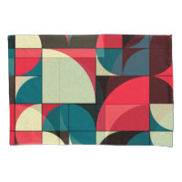 Abstract geometric, computational art illustration