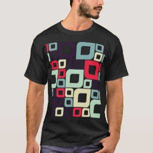 Abstract Geometric, Computational Art Illustration T-Shirt