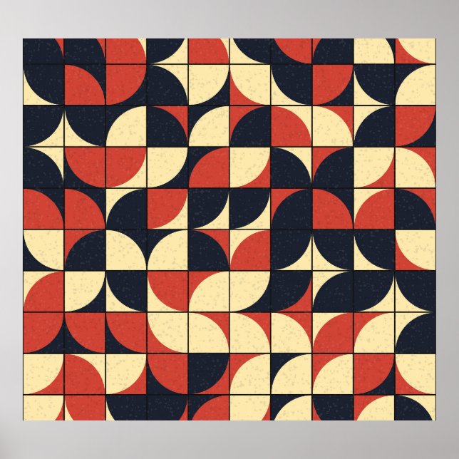 Abstract geometric: computational art. poster (Front)