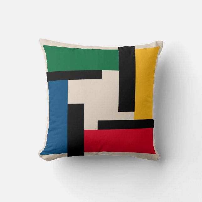 abstract geometric cushion (Front)