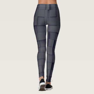 Abstract Geometric Dark Shade Leggings