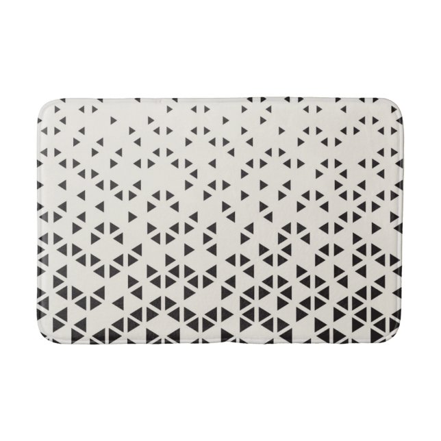 Abstract Geometric Design Bath Mat (Front)