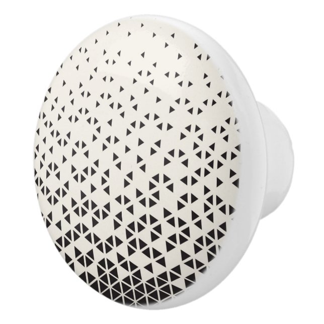 Abstract Geometric Design Ceramic Knob (Right)