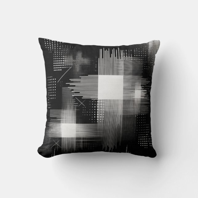 Abstract Geometric Design Cushion (Front)