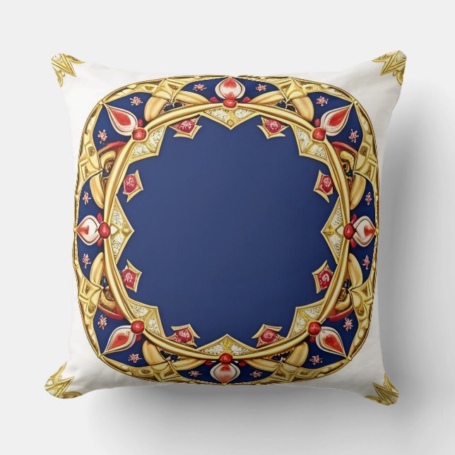 Abstract Geometric Design Cushion (Front)