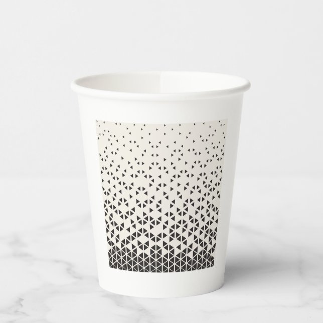 Abstract Geometric Design Paper Cups (Left)