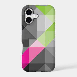 Abstract geometric elegant Grey pink green colours