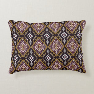 Abstract geometric ethnic, wallpaper design. decorative cushion