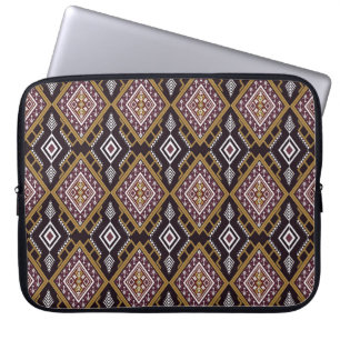 Abstract geometric ethnic, wallpaper design. laptop sleeve