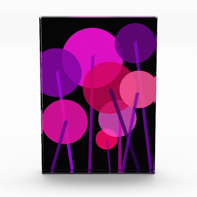 Abstract Geometric Floral Pattern Photo Block (Front)