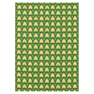 Abstract geometric green texture tablecloth