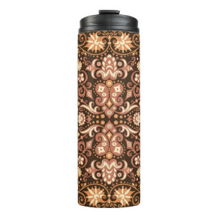 abstract geometric grunge background thermal tumbler
