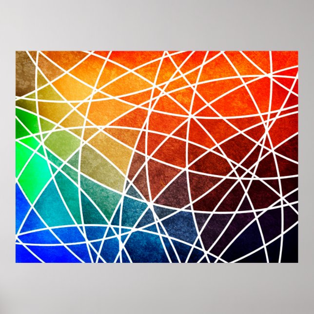 abstract geometric grunge backgroundabstract,aging poster (Front)