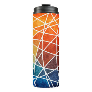 abstract geometric grunge backgroundabstract,aging thermal tumbler