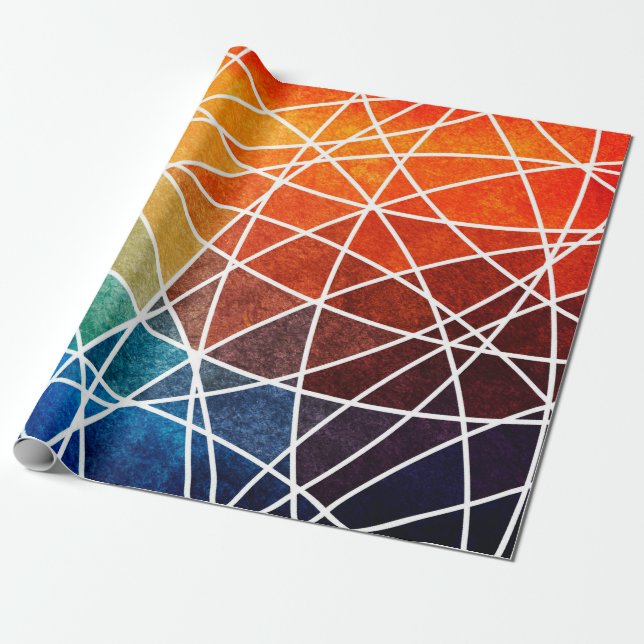 abstract geometric grunge backgroundabstract,aging wrapping paper (Unrolled)