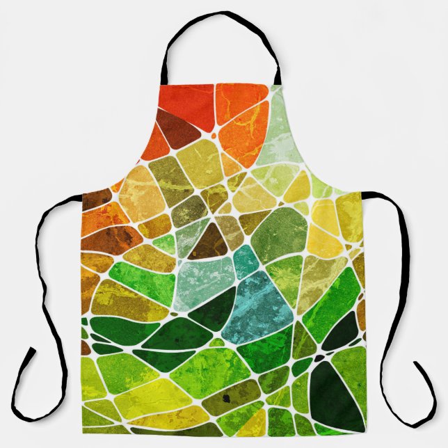 abstract geometric grunge backgroundpattern,grunge apron (Front)