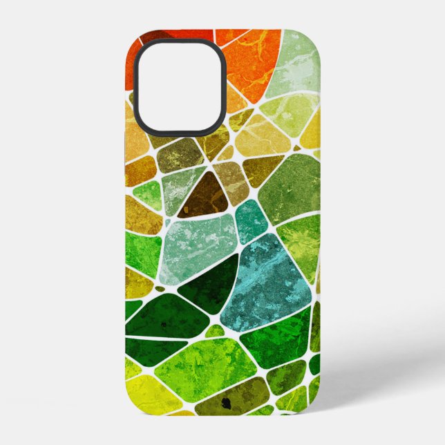 abstract geometric grunge backgroundpattern,grunge iPhone case (Back)