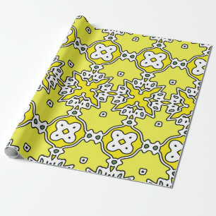 Abstract geometric illustration. Pattern. The endl Wrapping Paper