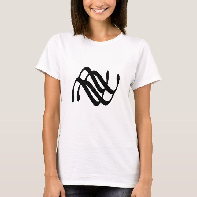 abstract geometric line art T-Shirt (Front)