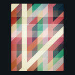 Abstract Geometric Lines Poster<br><div class="desc">Enjoy this colourful,  striped Abstract Geometric Lines graphic design…</div>