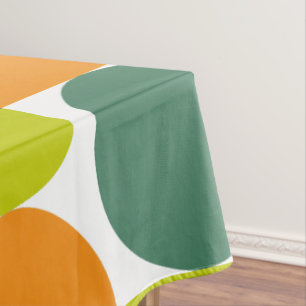 Abstract Geometric Mid Century Modern Patterned Tablecloth