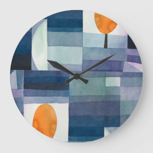 Abstract geometric modern contemporary large clock