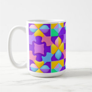 💙 Abstract Geometric Modern Decor Gift 💙 Coffee Mug