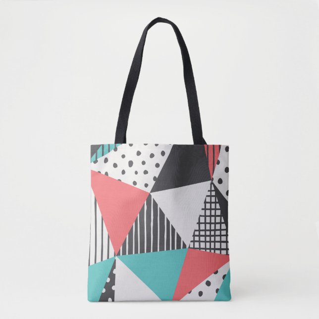 Abstract geometric: modern pattern design. tote bag (Front)