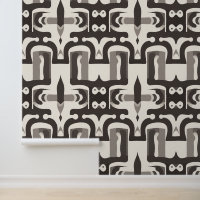 Abstract Geometric Monochrome Art Pattern