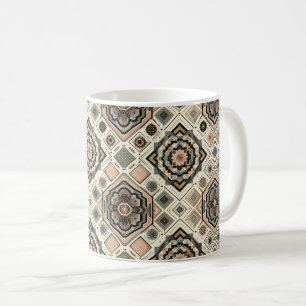 Abstract Geometric Mosaic Coffee Mug