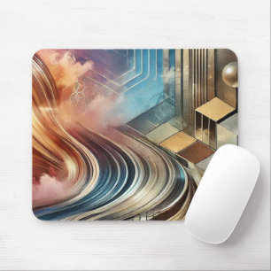 Abstract Geometric Mouse Pad