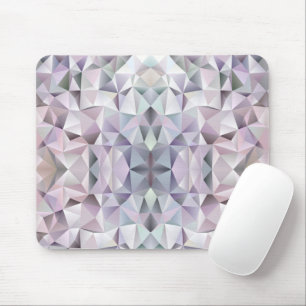 Abstract geometric mouse pad with a pastel colour