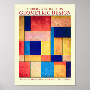 Abstract Geometric No. 2 Poster