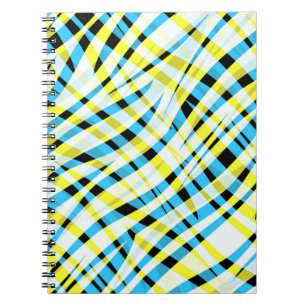 Abstract, geometric notebook