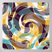 Abstract geometric objects graffiti grunge effecta