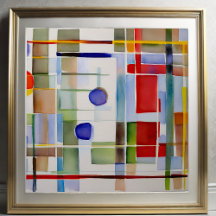 Abstract Geometric Painting 1:1