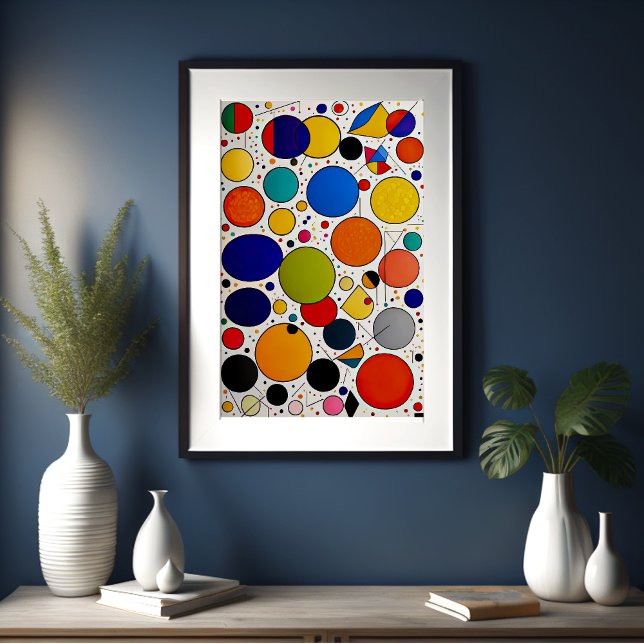 Abstract Geometric Painting 2:3 Poster (Creator Uploaded)