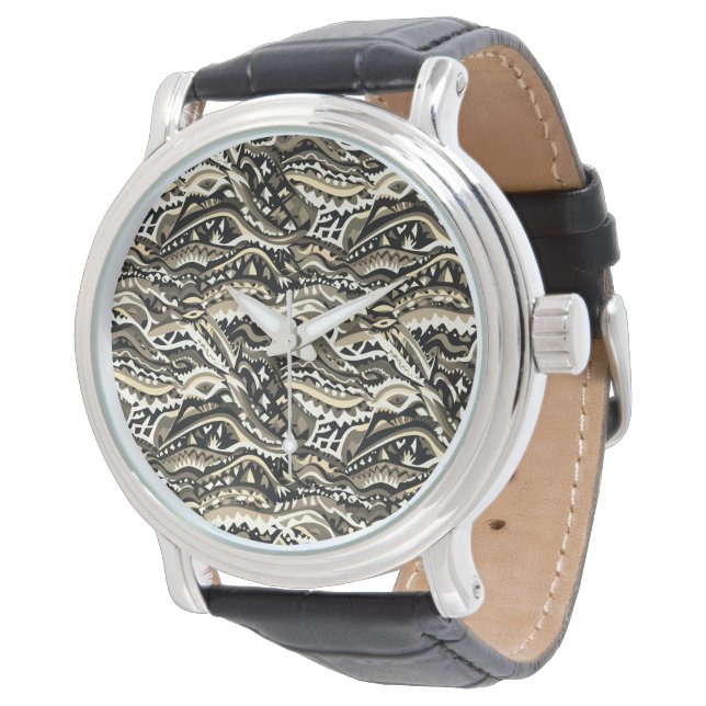 Abstract geometric pattern 36 - Men's Watch (Angled)