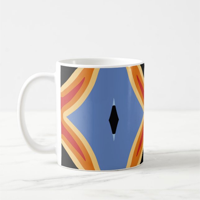 Abstract geometric pattern.abstract, background, m coffee mug (Left)