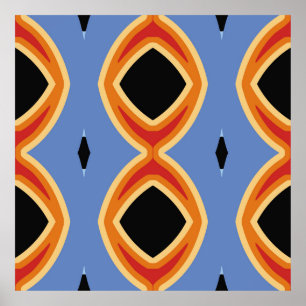 Abstract geometric pattern.abstract, background, m poster