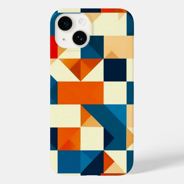Abstract Geometric Pattern Case-Mate iPhone Case (Back)