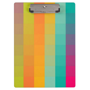 Abstract geometric pattern clipboard