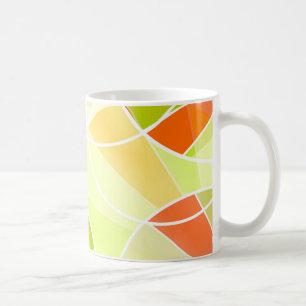 Abstract geometric pattern coffee mug