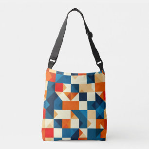 Abstract Geometric Pattern Crossbody Bag