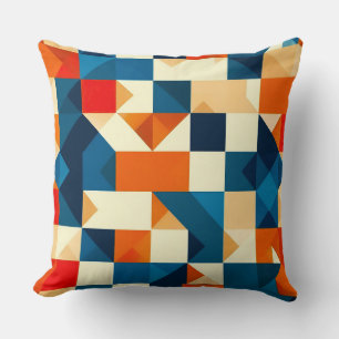 Abstract Geometric Pattern Cushion