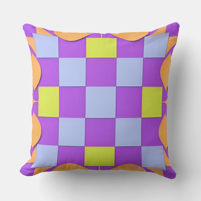 Abstract Geometric Pattern Cushion (Front)