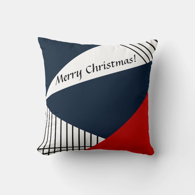 Abstract geometric pattern cushion (Front)