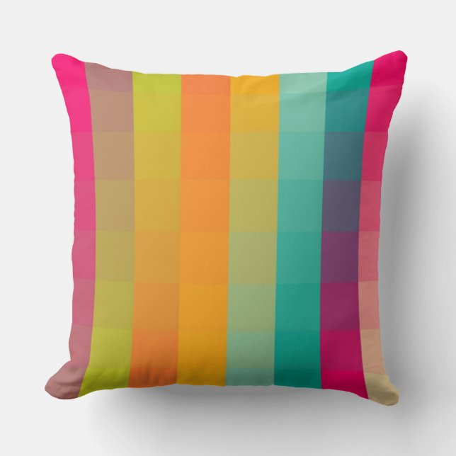 Abstract geometric pattern cushion (Front)