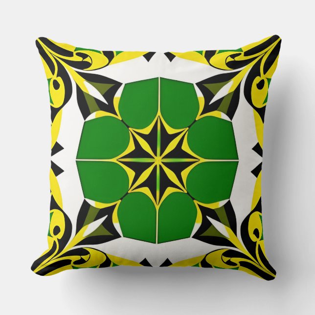 Abstract Geometric Pattern Cushion (Front)