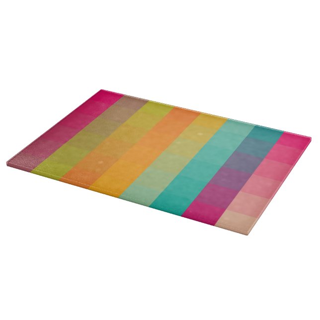 Abstract geometric pattern cutting board (Corner)